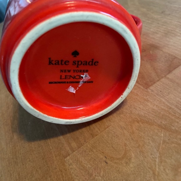 Kate spade Lenox red coffee mug cup - Picture 4 of 4